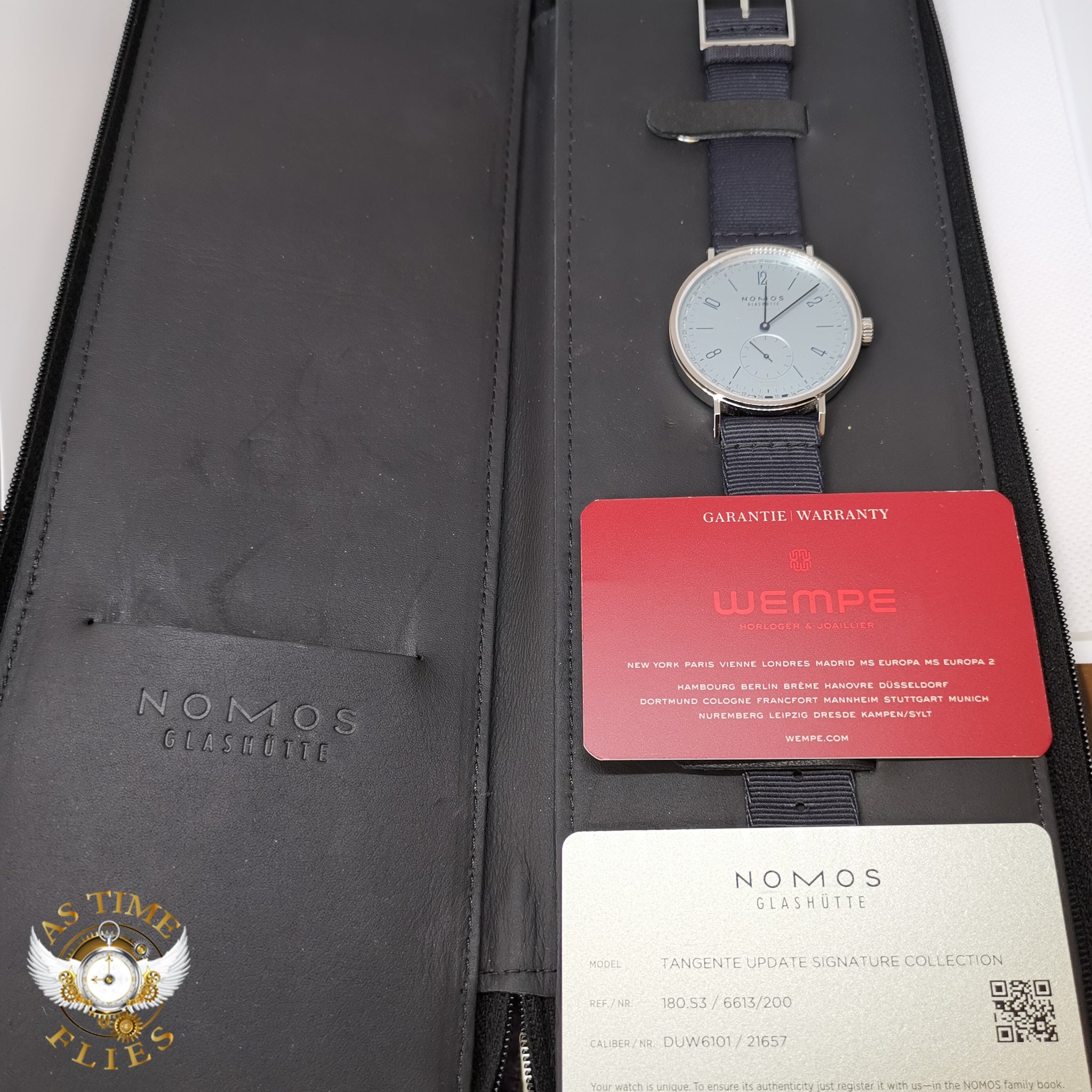 Nomos Glashutte Tagente "Wempe" 180.S3 / 6613/200 1 of 200 Limited Edition