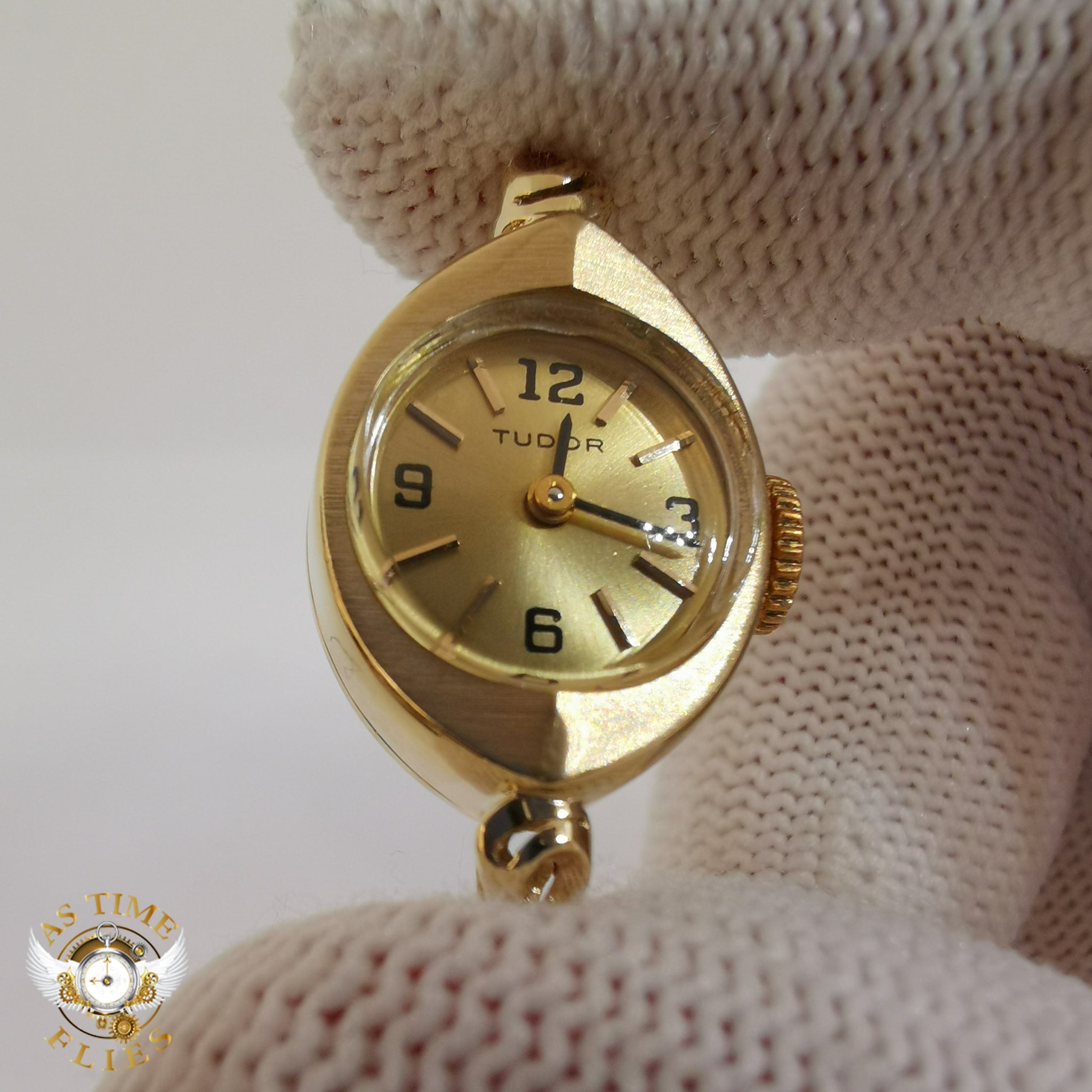 Ladies Tudor Cocktail Watch 14k solid gold