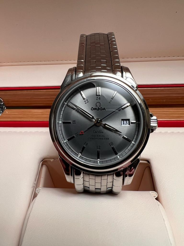 Omega DeVille GMT Co-Axial 4533.41.00