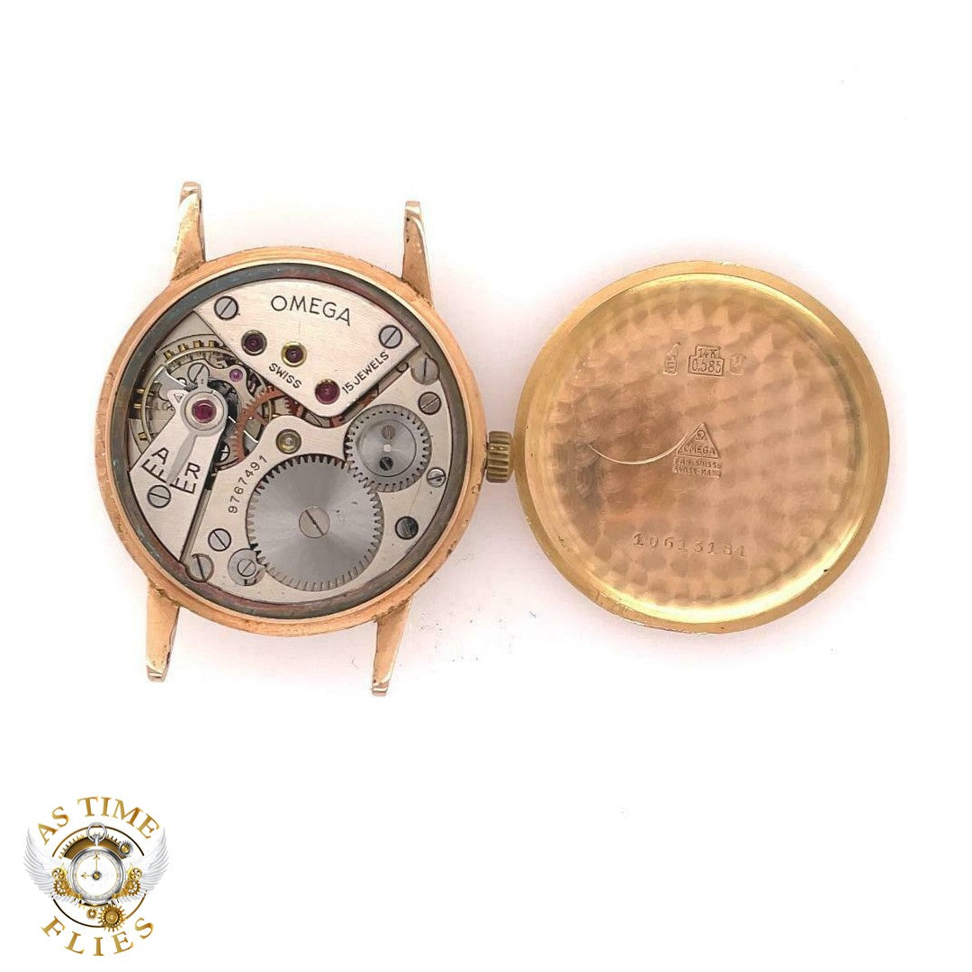 Omega Solid Gold WWII Pilot's Watch - 30T2 SC movement